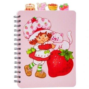 Strawberry Shortcake Spiral Notebook Journal 9x6